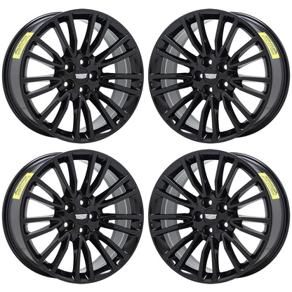 20" Cadillac CT6 Gloss Black wheels rims Factory OEM set 4765 EXCHANGE