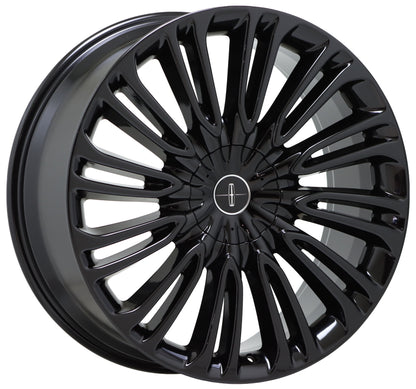 22" Lincoln Aviator Gloss Black wheels rims Factory OEM  set 10242 EXCHANGE
