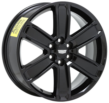20" Cadillac XT5 XT6 Gloss Black wheels rims Factory OEM GM SRX set 4800 5794