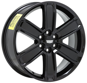 20" Cadillac XT5 XT6 Gloss Black wheels rims Factory OEM GM SRX set 4800 5794