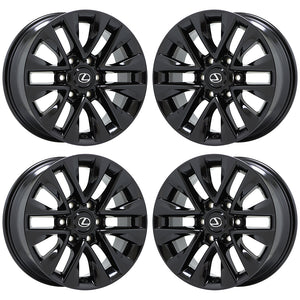 18" Lexus GX460 black wheels rims Factory OEM set 4 74297