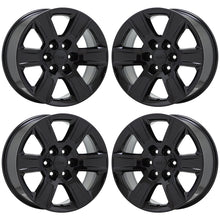 Load image into Gallery viewer, 20&quot; GMC Sierra Yukon 1500 Truck Black wheels rims Factory OEM set 4 5650
