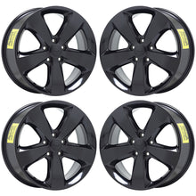 Load image into Gallery viewer, EXCHANGE 20&quot; Jeep Grand Cherokee black wheels rims Factory OEM set 4 9137
