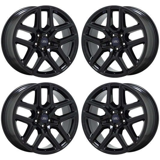 20" Ford Explorer Sport Gloss Black wheels rims Factory OEM set 10061 EXCHANGE