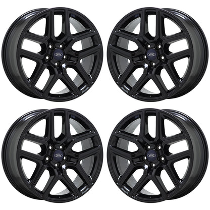 20" Ford Explorer Sport Gloss Black wheels rims Factory OEM set 10061