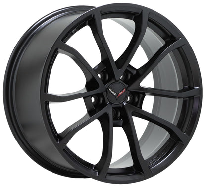19x10" 20x12" Corvette Grand Sport C7 Satin wheels rims Factory OEM GM 5542 5543
