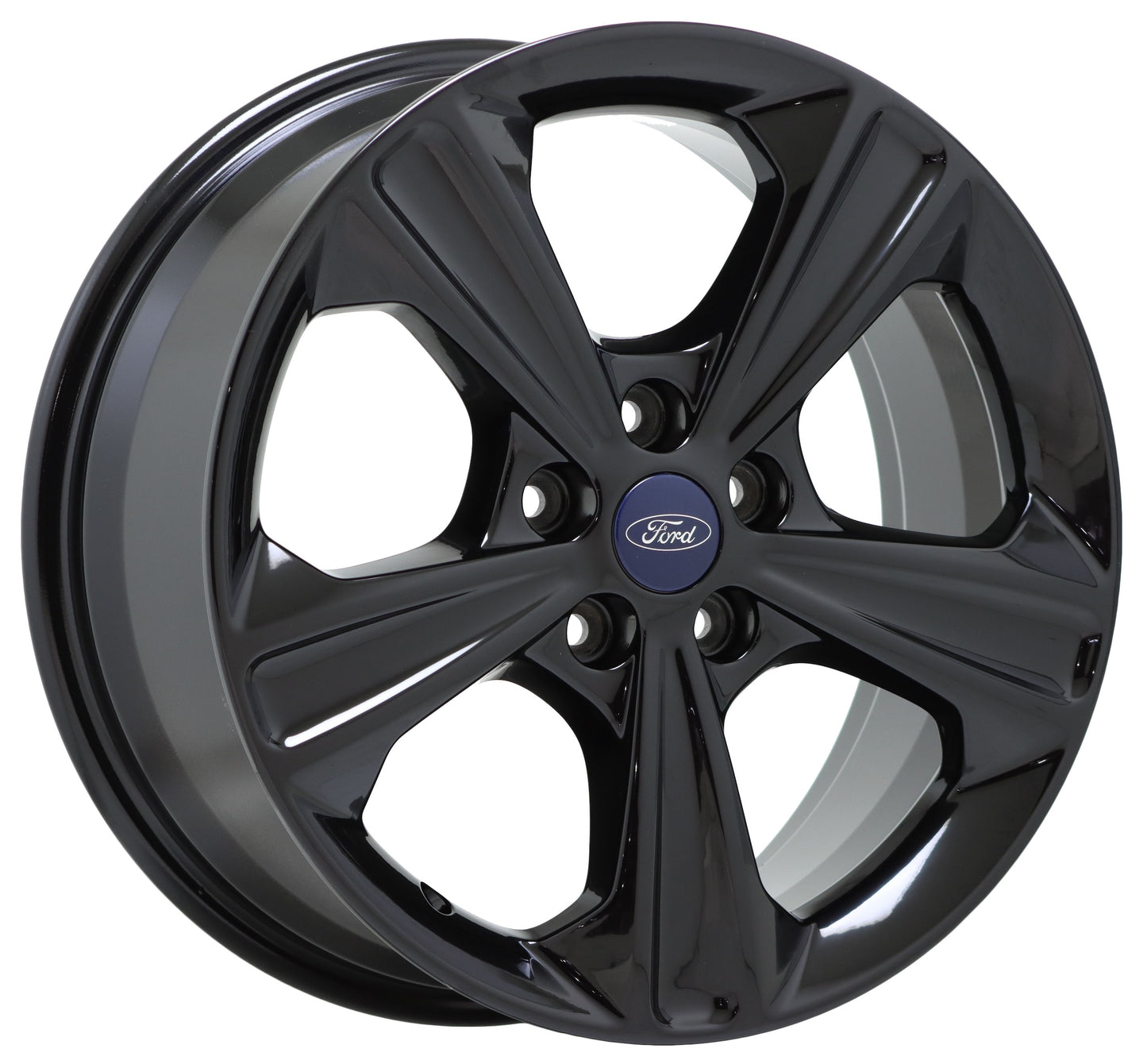 17" Ford Escape Gloss Black wheels rims Factory OEM set 3943