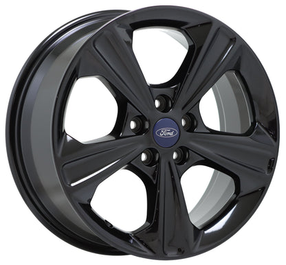17" Ford Escape Gloss Black wheels rims Factory OEM set 3943