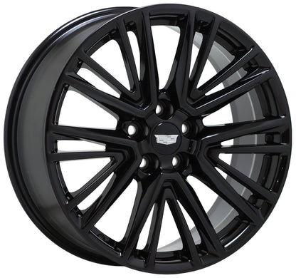 20" Cadillac CT5 Gloss Black wheels rims Factory OEM set 4843 EXCHANGE