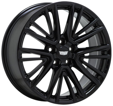 20" Cadillac CT5 CT6 XTS Gloss Black wheels rims Factory OEM 2020-2025 set 4843