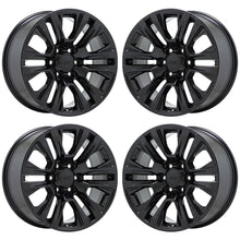 Load image into Gallery viewer, EXCHANGE 20&quot; GMC Sierra Yukon 1500 Black wheels rims Factory OEM set 5917
