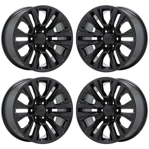 EXCHANGE 20" GMC Sierra Yukon 1500 Black wheels rims Factory OEM set 5917