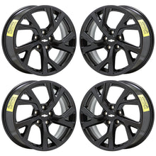 Load image into Gallery viewer, 18&quot; Chevrolet Equinox black wheels rims Factory OEM 2018-2021 set 4 5830
