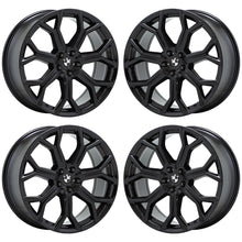 Load image into Gallery viewer, EXCHANGE 21x9.5 BMW X5 X7 Black wheels rims Factory OEM set 4 96409 86533
