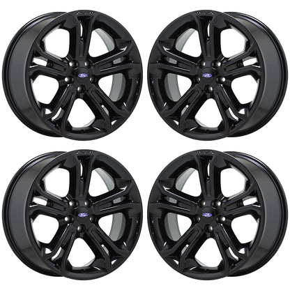 20" Ford Explorer Sport Gloss Black wheels rims Factory OEM set 4 3949 EXCHANGE