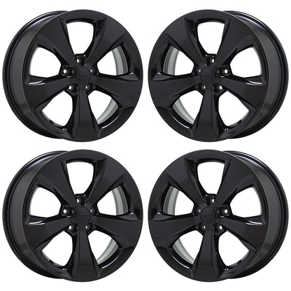 18" Jeep Cherokee Gloss Black wheels rims Factory OEM set 9159 EXCHANGE