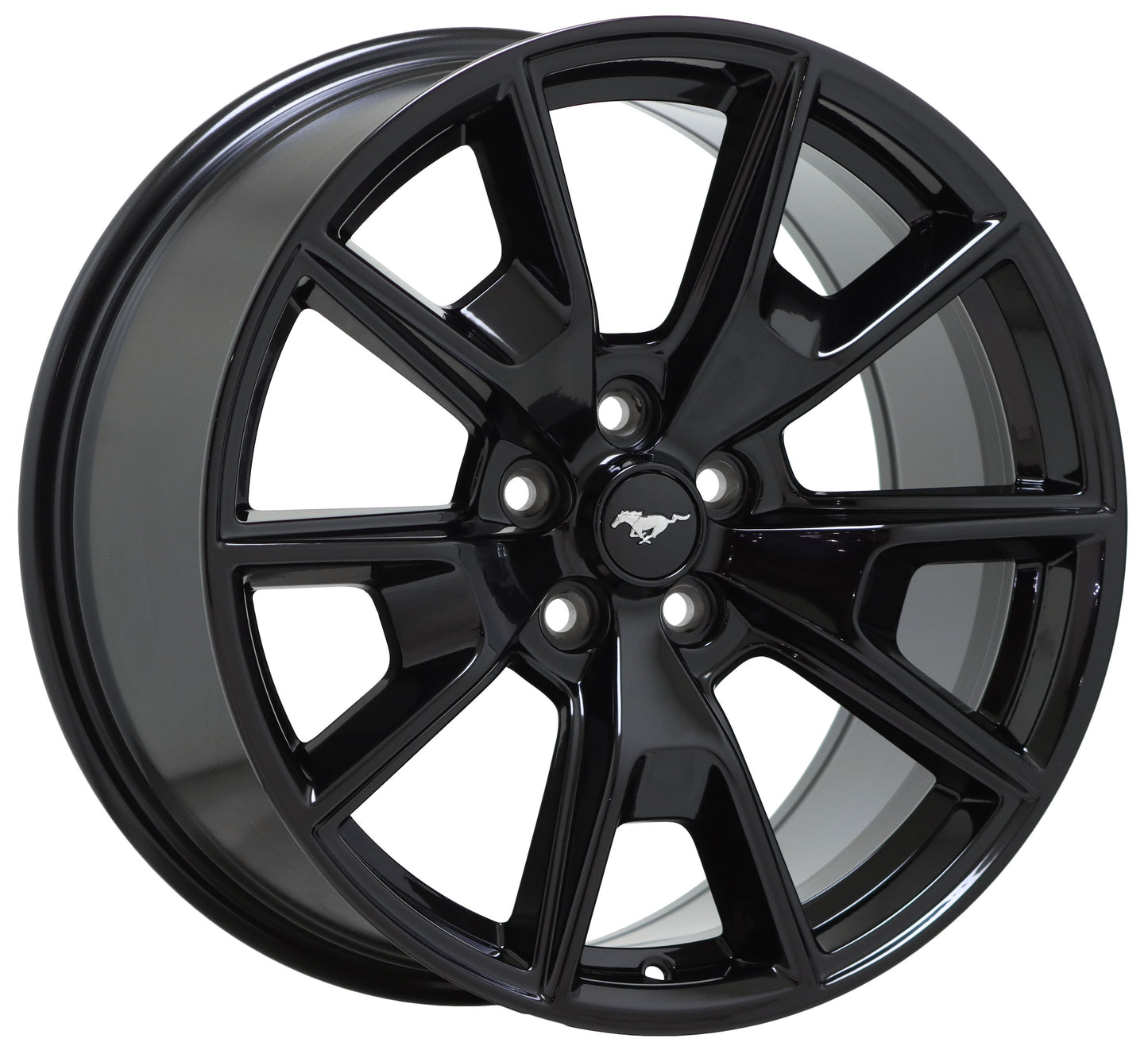 19" Ford Mustang Gloss Black wheels rims Factory OEM 10035 EXCHANGE