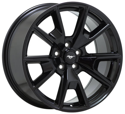 19" Ford Mustang Gloss Black wheels rims Factory OEM 10035 EXCHANGE