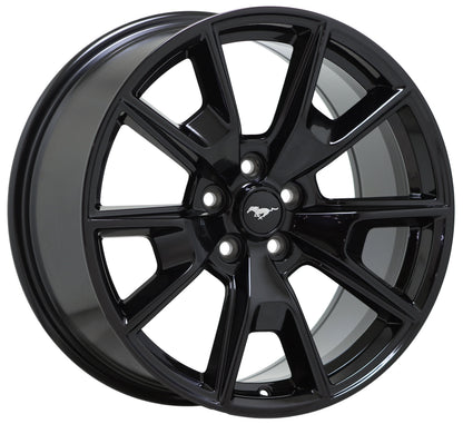 19" Ford Mustang Gloss Black wheels rims Factory OEM 10035 EXCHANGE