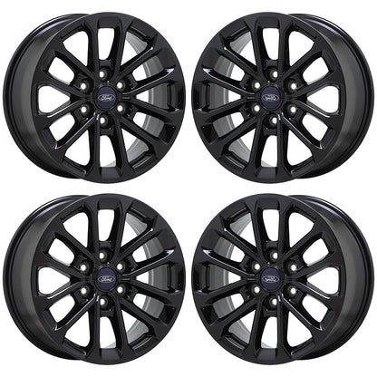 18" Ford F150 Truck Gloss Black wheels rims Factory OEM 2018-2020 set 10169
