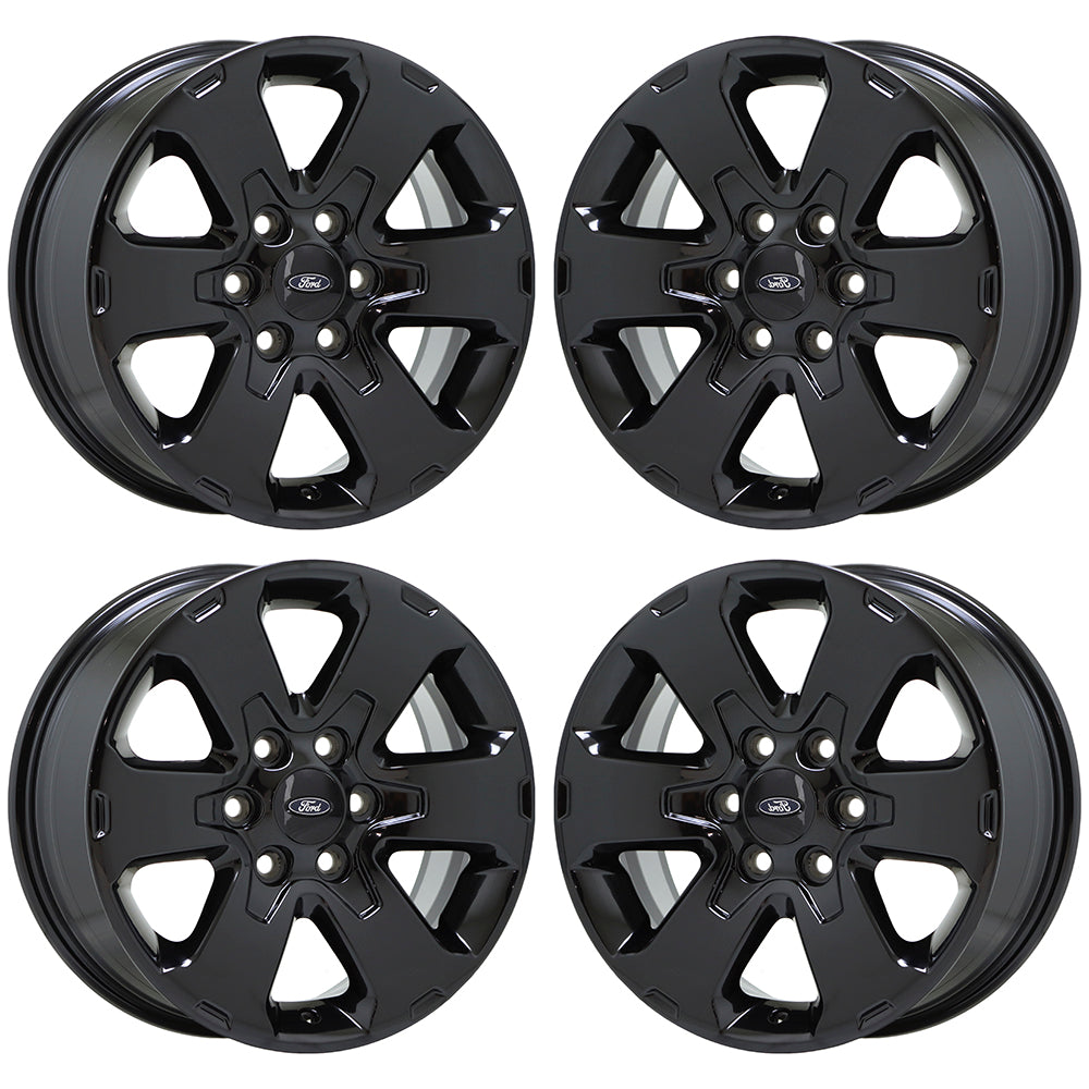 18" Ford F150 FX4 Truck Gloss Black wheels rims Factory OEM set 4 3832