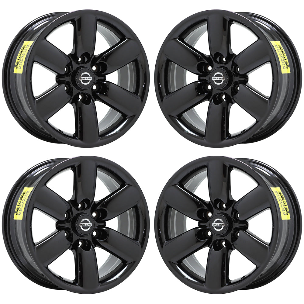 18" Nissan Armada / Titan Gloss Black wheels rims Factory OEM Set 62493 EXCHANGE
