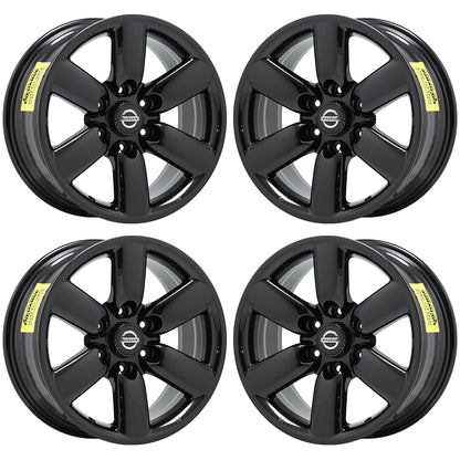 18" Nissan Armada / Titan Gloss Black wheels rims Factory OEM Set 62493 EXCHANGE
