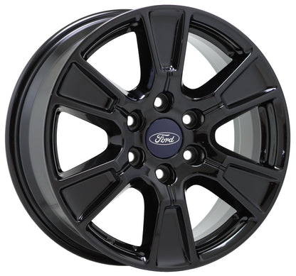 18" Ford F150 Truck Gloss Black wheels rims Factory OEM set 4 3998