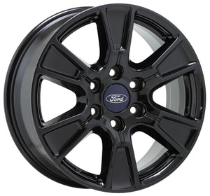 18" Ford F150 Truck Black wheels rims Factory OEM set 4 3998