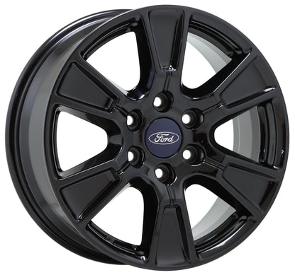 18" Ford F150 Truck Gloss Black wheels rims Factory OEM set 3998 EXCHANGE
