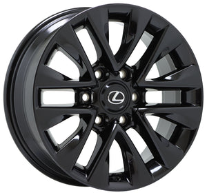 18" Lexus GX460 Black wheels rims Factory OEM set 4 74297