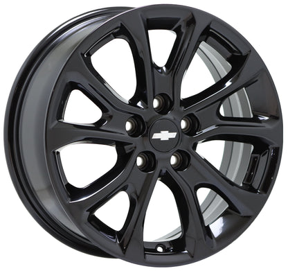17" Chevrolet Equinox Gloss Black wheels rims Factory OEM set 5829