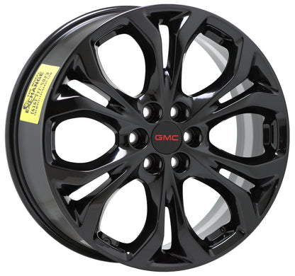 20" GMC Acadia Gloss Black wheels rims Factory GM set 5851 EXCHANGE