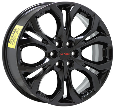 20" GMC Acadia Gloss Black wheels rims Factory GM set 5851