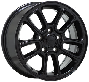 17" Jeep Grand Cherokee Black wheels rims Factory OEM 9178