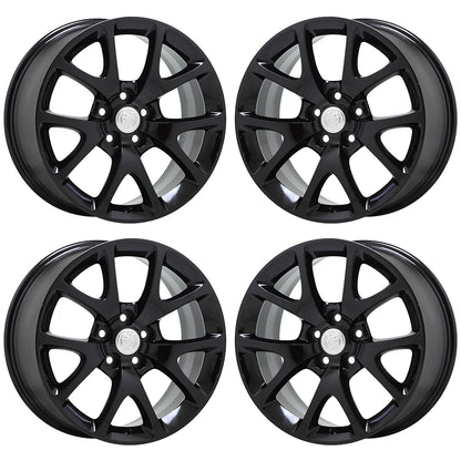 19" Buick Lacrosse Regal Gloss Black wheels rims Factory OEM set 4108