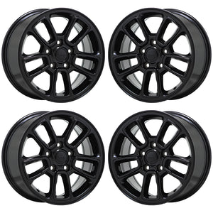 17" Jeep Grand Cherokee Black wheels rims Factory OEM 9178