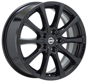 18" Nissan Murano black wheels rims Factory OEM set 4 62745