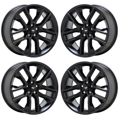 20" Ford Mustang Satin Black wheels rims Factory OEM set 10039