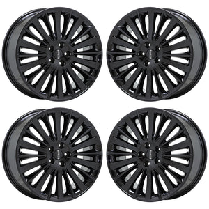 EXCHANGE 19" Lincoln MKZ black wheels rims Factory OEM set 4 3955