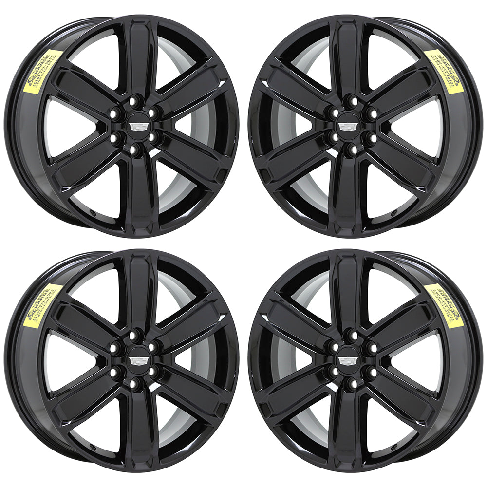 20" Cadillac XT5 XT6 Gloss Black wheels rims Factory OEM GM SRX set 4800 5794