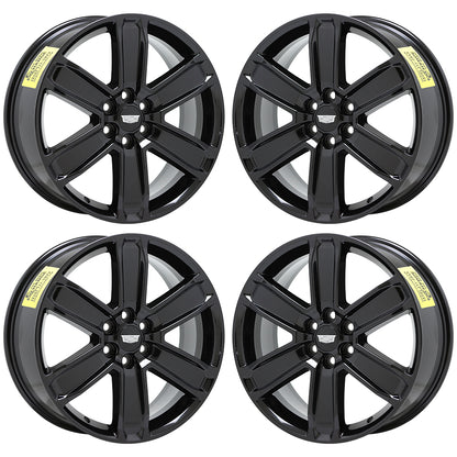 20" Cadillac XT5 XT6 Gloss Black wheels rims Factory OEM GM SRX set 4800 5794
