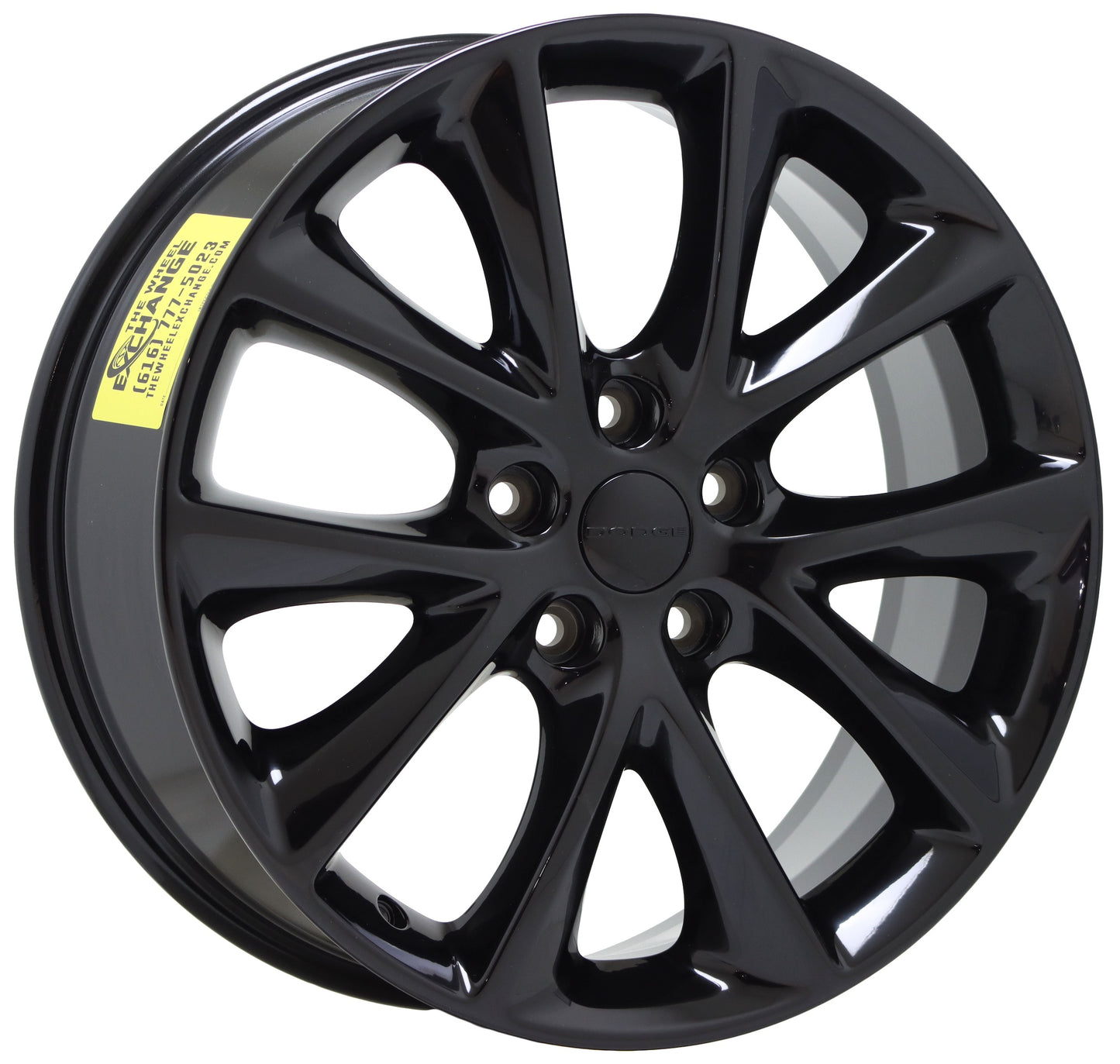 20" Jeep Grand Cherokee Gloss Black wheels rims Factory OEM set 4 2496 EXCHANGE