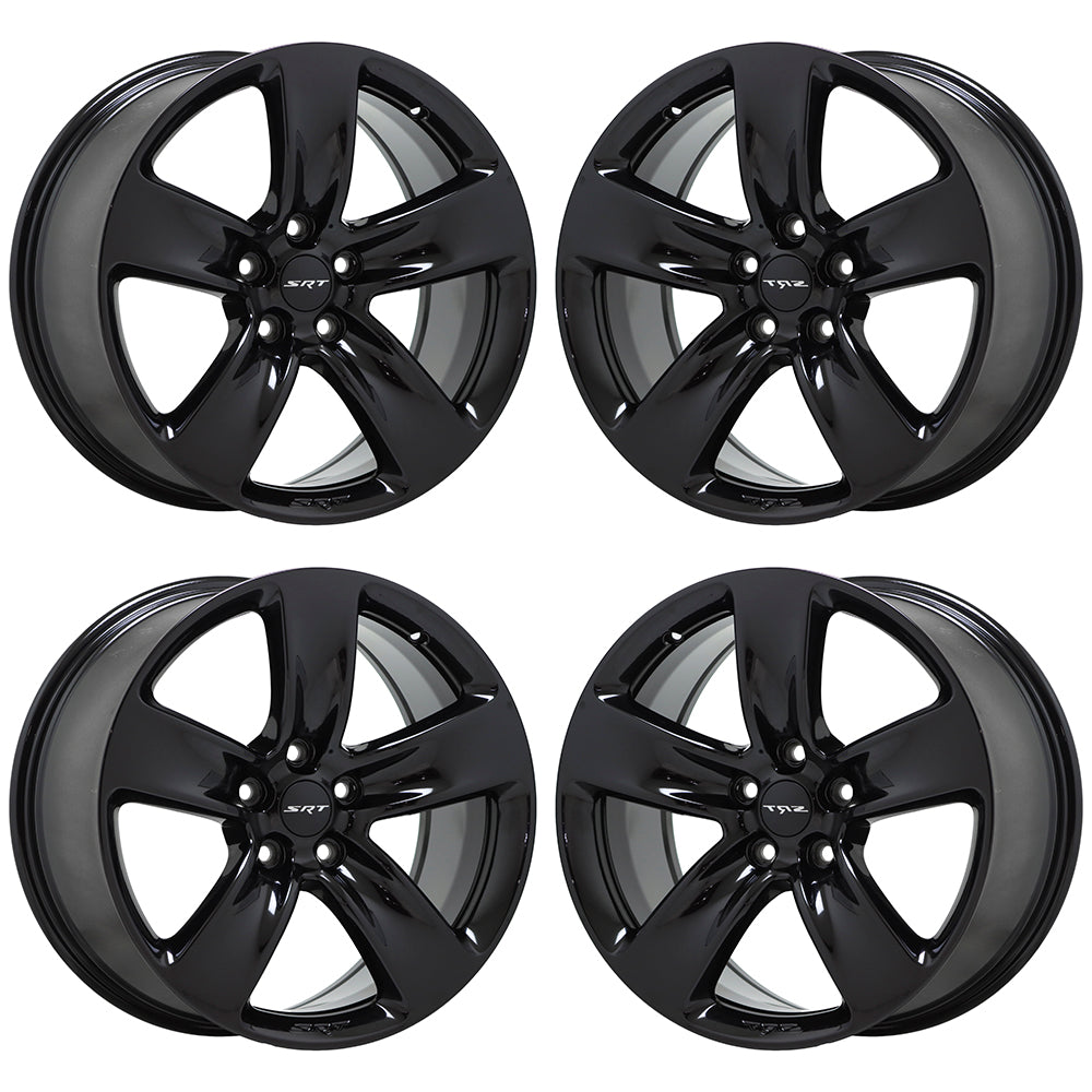 20" Jeep Grand Cherokee Durango SRT Gloss Black wheels rims Factory OEM set 9139