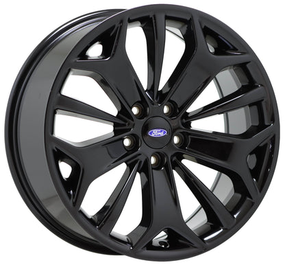19" Ford Taurus SHO Gloss Black wheels rims Factory OEM set 4 3925 EXCHANGE