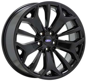 19" Ford Taurus SHO Gloss Black wheels rims Factory OEM set 4 3925
