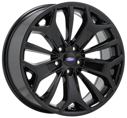 19" Ford Taurus SHO Gloss Black wheels rims Factory OEM set 4 3925