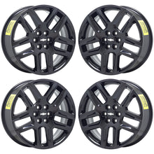 Load image into Gallery viewer, EXCHANGE 20&quot; Chevrolet Traverse Black wheels rims OEM 2018-2021 set 4 5849
