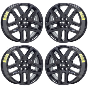 EXCHANGE 20" Chevrolet Traverse Black wheels rims OEM 2018-2021 set 4 5849
