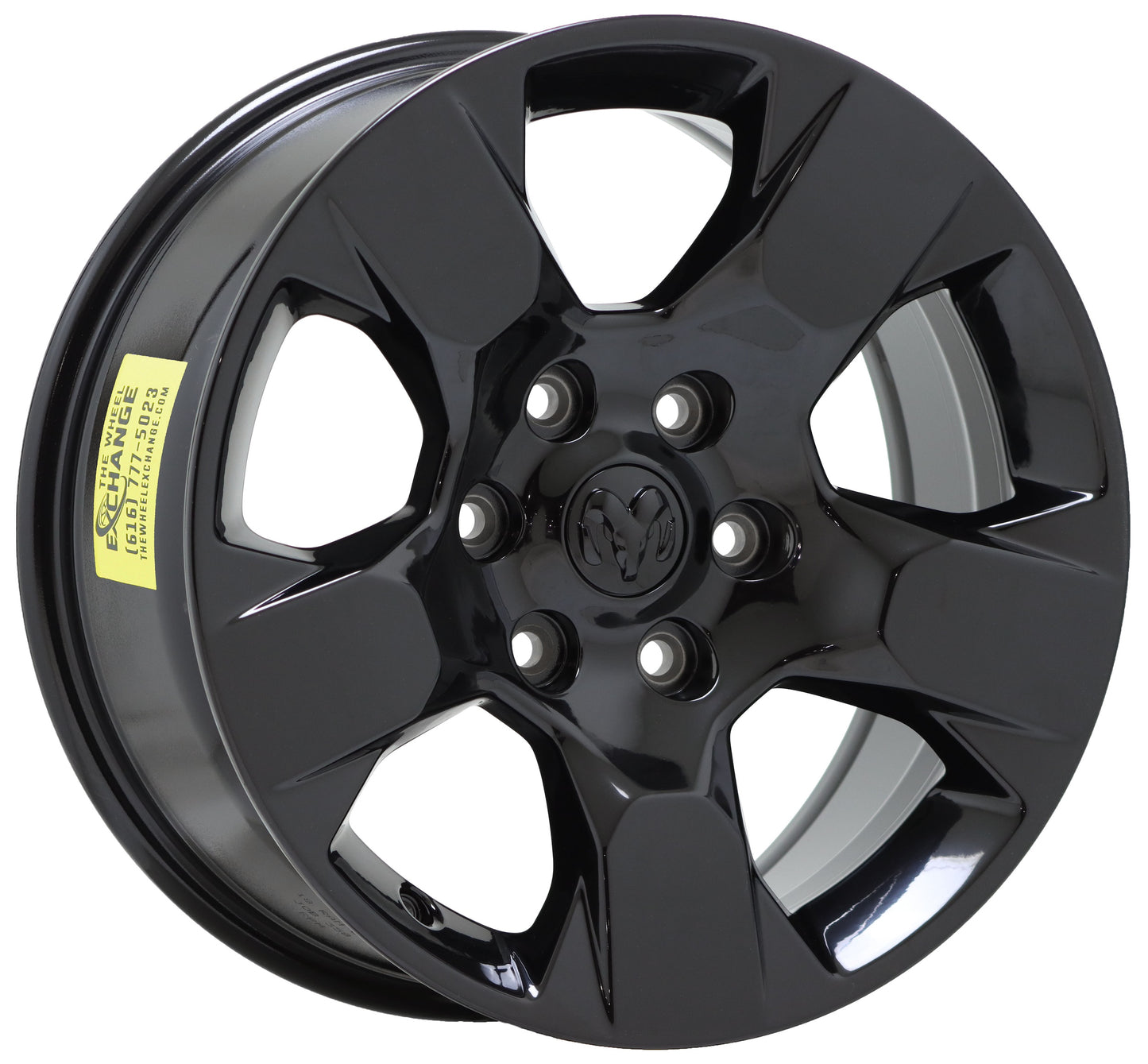 18" Dodge Ram 1500 Gloss Black wheels rims Factory OEM set 2669 EXCHANGE